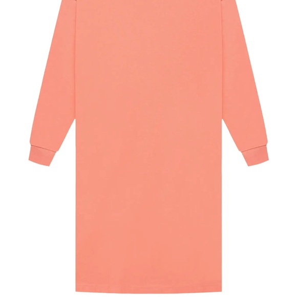 Essentials Coral Crewneck Tshirt Dress - Picture 2 of 7